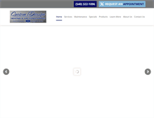 Tablet Screenshot of customdesignhvac.com